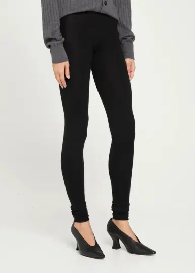 Bottega Veneta Wool Ribbed Low-Waist Pants | Thumbnail 4 Bottega Veneta Wool Ribbed Low-Waist Pants | Thumbnail 4