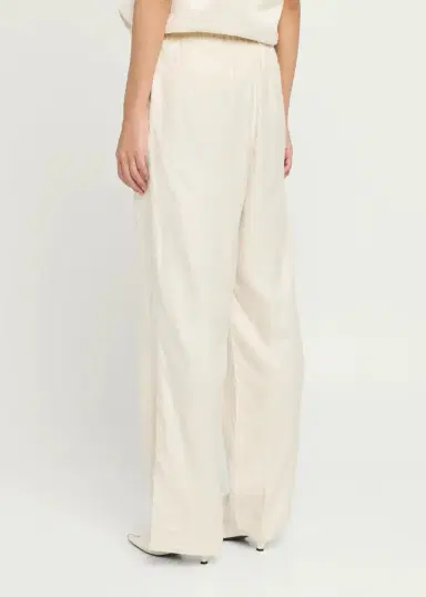 TOTEME Monogram Flannel Straight-Leg Trousers | Thumbnail 3 TOTEME Monogram Flannel Straight-Leg Trousers | Thumbnail 3