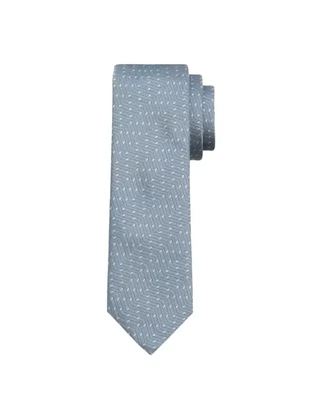 Giorgio Armani Men's Jacquard Chevron Silk Tie