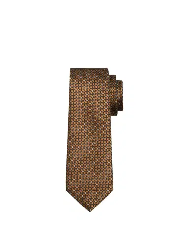 Giorgio Armani Men's Silk Geometric Tie | Thumbnail 1 Giorgio Armani Men's Silk Geometric Tie | Thumbnail 1