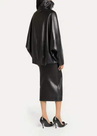 Balenciaga High Collar Blouson Skirted Jacket | Thumbnail 3 Balenciaga High Collar Blouson Skirted Jacket | Thumbnail 3