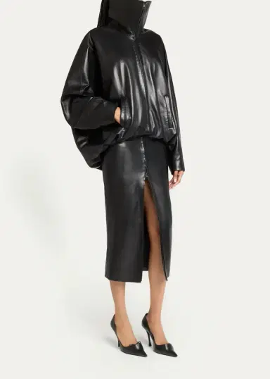 Balenciaga High Collar Blouson Skirted Jacket | Thumbnail 4 Balenciaga High Collar Blouson Skirted Jacket | Thumbnail 4