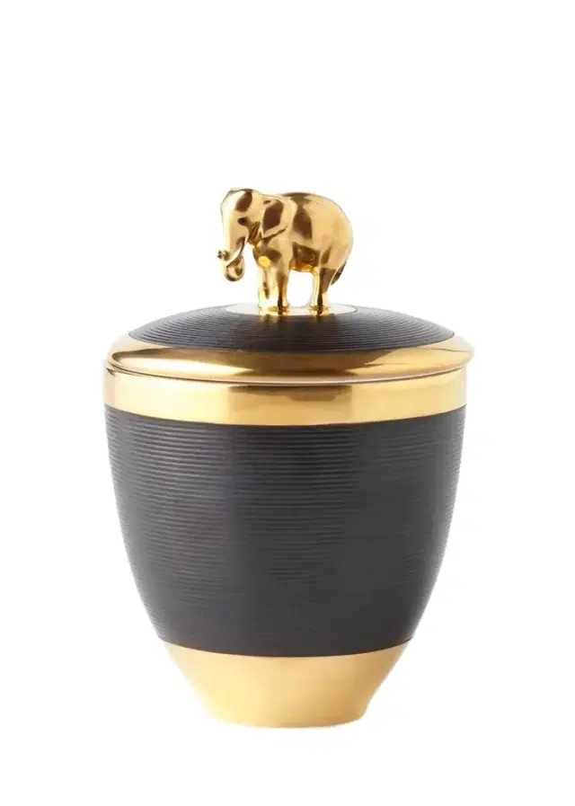 L'Objet Elephant Noir Candle