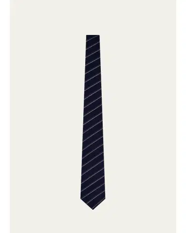 Giorgio Armani Varsity Striped Silk Tie | Thumbnail 2 Giorgio Armani Varsity Striped Silk Tie | Thumbnail 2