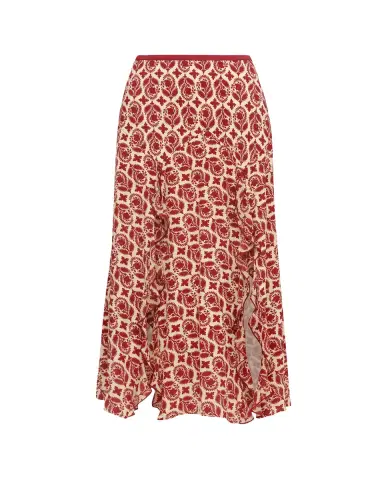 Diane von Furstenberg Heavenly Floral-Print Ruffle Midi Skirt | Thumbnail 2