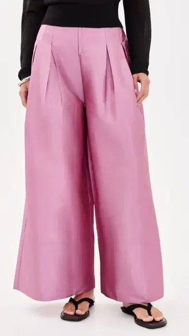 CHAN LUU Techno Taffeta Ultra Wide Leg Trousers | Thumbnail 2 CHAN LUU Techno Taffeta Ultra Wide Leg Trousers | Thumbnail 2
