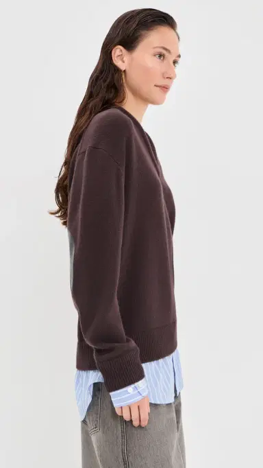 Acne Studios V Neck Pullover Wool Sweater | Thumbnail 4 Acne Studios V Neck Pullover Wool Sweater | Thumbnail 4