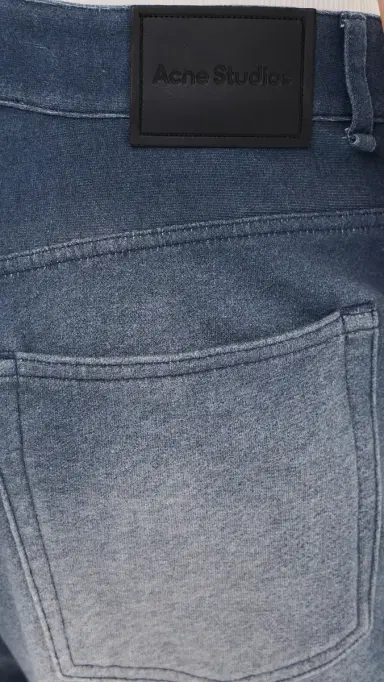 Acne Studios Denim Jersey Trousers | Thumbnail 6 Acne Studios Denim Jersey Trousers | Thumbnail 6