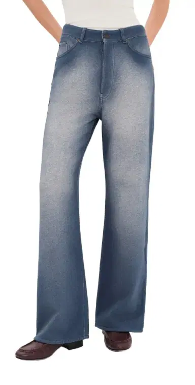 Acne Studios Denim Jersey Trousers | Thumbnail 1 Acne Studios Denim Jersey Trousers | Thumbnail 1