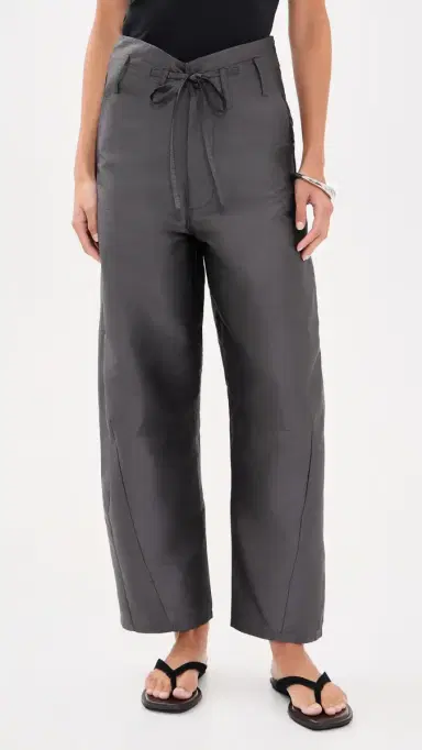 CHAN LUU Techno Taffeta Barrel Pants | Thumbnail 2