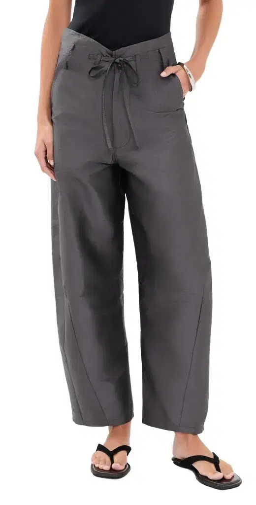 Techno Taffeta Barrel Pants