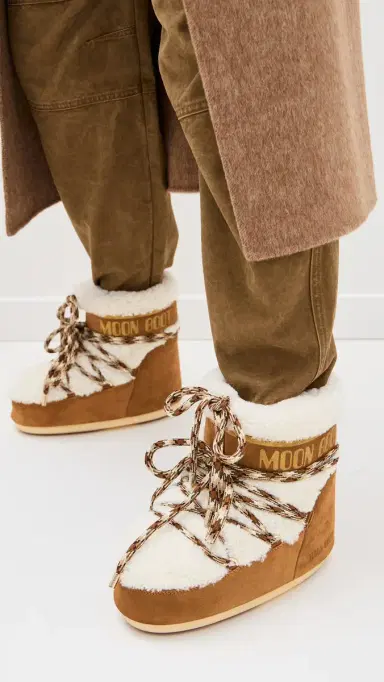 Moon Boot Icon Low Shearling Boots | Thumbnail 3
