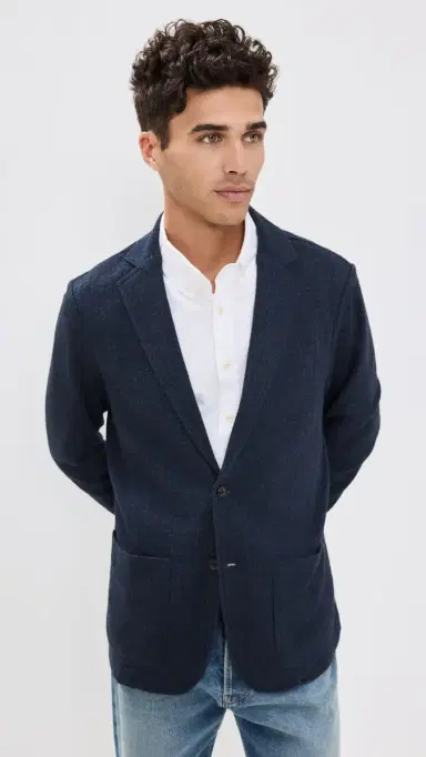 Faherty Inlet Herringbone Blazer | Thumbnail 2
