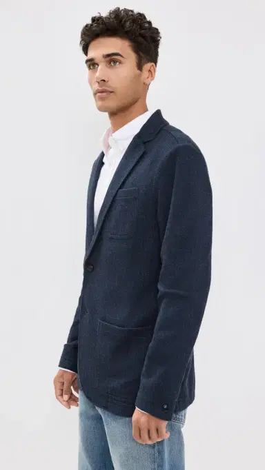 Faherty Inlet Herringbone Blazer | Thumbnail 4
