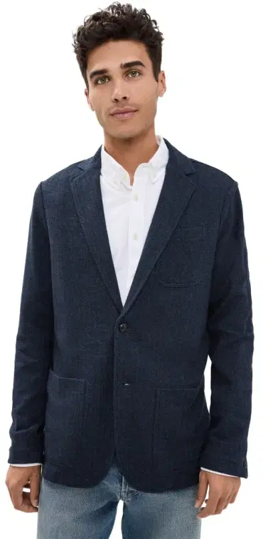 Faherty Inlet Herringbone Blazer | Thumbnail 1