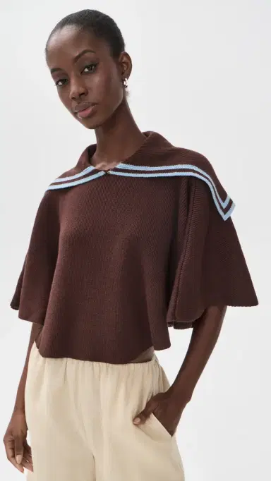 Muse Assembly Pip Knit Cape | Thumbnail 2 Muse Assembly Pip Knit Cape | Thumbnail 2