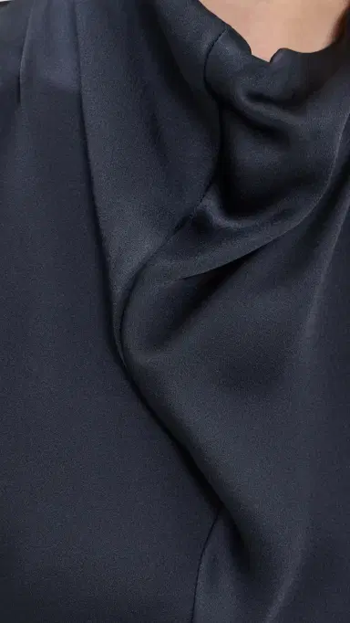 Victoria Beckham High Neck Draped Midi Dress | Thumbnail 6 Victoria Beckham High Neck Draped Midi Dress | Thumbnail 6