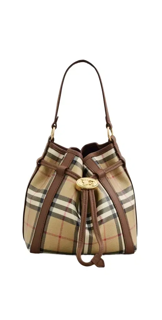 Burberry Mini Drawstring Bucket Bag