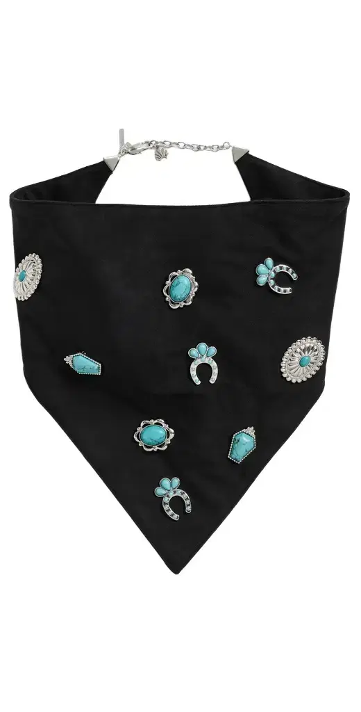Bonnie Brooch Scarf Necklace