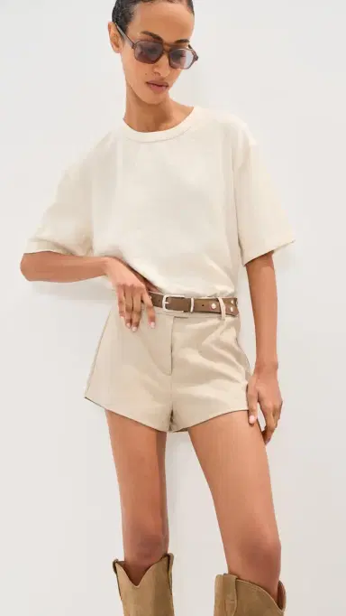 LE BOP Josie Faux Suede Hot Shorts | Thumbnail 2