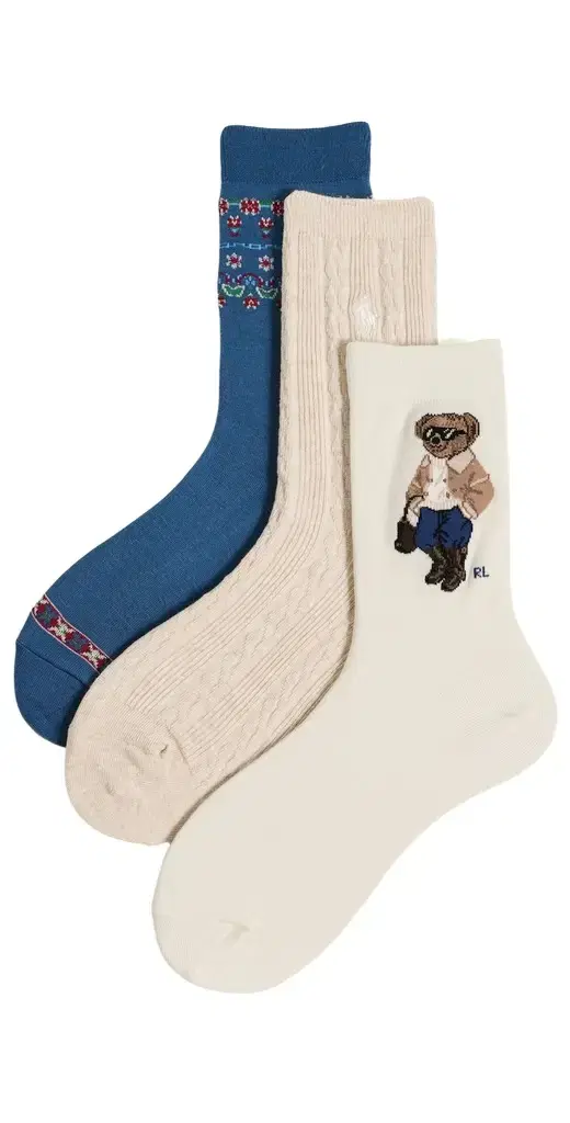 Winter Bear Socks 3-Pack