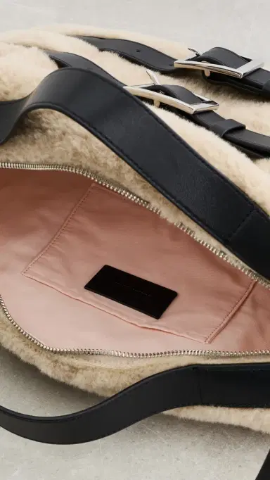 Simone Rocha Faux Fur Biker Belt Bag | Thumbnail 6 Simone Rocha Faux Fur Biker Belt Bag | Thumbnail 6