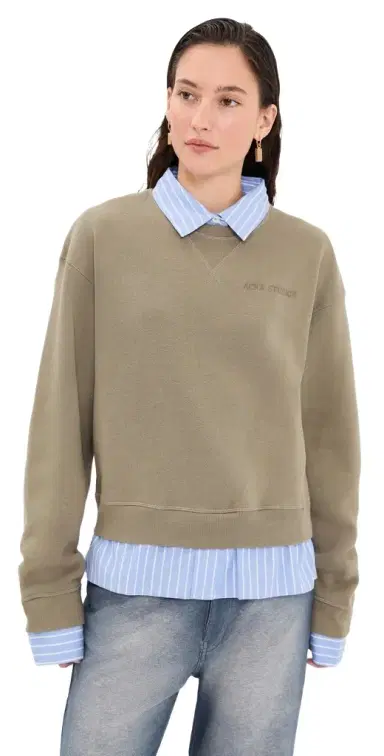 Acne Studios Crewneck Sweatshirt | Thumbnail 1 Acne Studios Crewneck Sweatshirt | Thumbnail 1