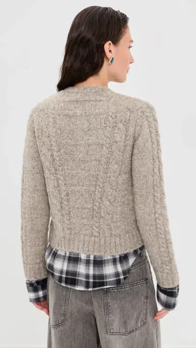Acne Studios Fitted Cardigan | Thumbnail 3 Acne Studios Fitted Cardigan | Thumbnail 3