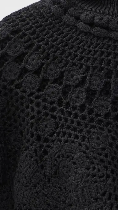Sea Wright Knit Crochet Poncho | Thumbnail 6 Sea Wright Knit Crochet Poncho | Thumbnail 6