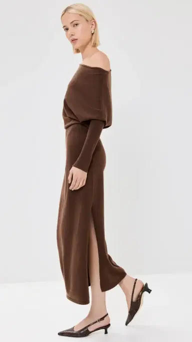 Simkhai Janese Off Shoulder Midi Dress | Thumbnail 4 Simkhai Janese Off Shoulder Midi Dress | Thumbnail 4