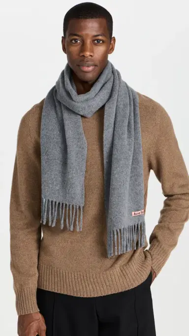 Acne Studios Canada Skinny Wool Scarf | Thumbnail 4 Acne Studios Canada Skinny Wool Scarf | Thumbnail 4