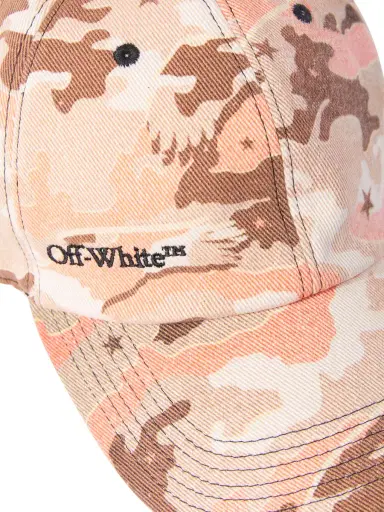 Off-White Orange Camo Baseball Cap | Thumbnail 3