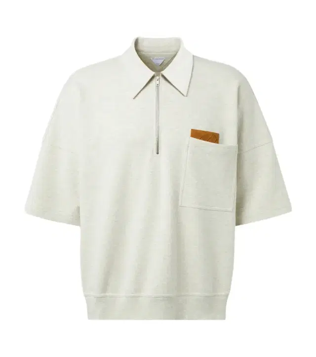 Bottega Veneta Zip-up cotton jersey polo shirt