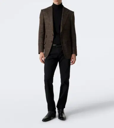 Tom Ford Houndstooth wool, silk, and linen blazer | Thumbnail 5