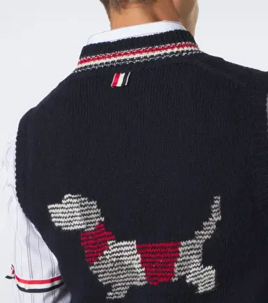 Thom Browne Wool and mohair sweater vest | Thumbnail 5
