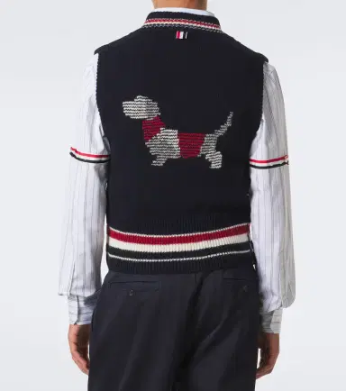 Thom Browne Wool and mohair sweater vest | Thumbnail 6