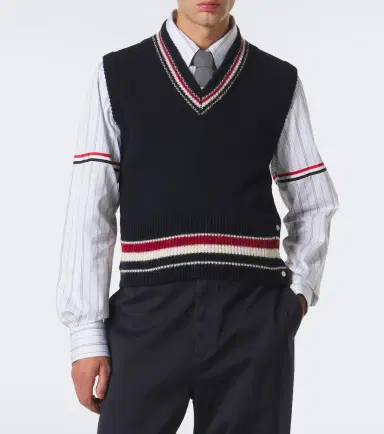 Thom Browne Wool and mohair sweater vest | Thumbnail 7