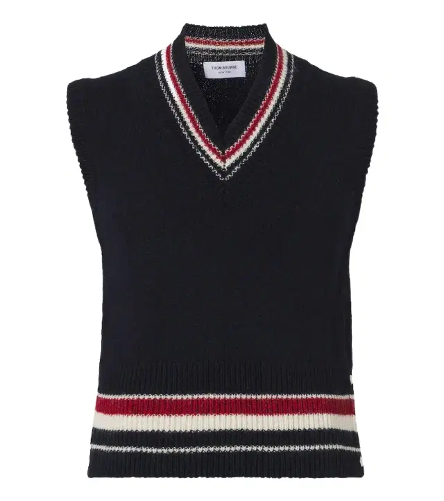 Thom Browne Wool and mohair sweater vest