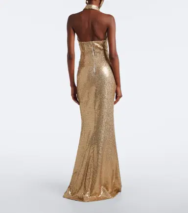 Elie Saab Sequined halterneck gown | Thumbnail 5 Elie Saab Sequined halterneck gown | Thumbnail 5