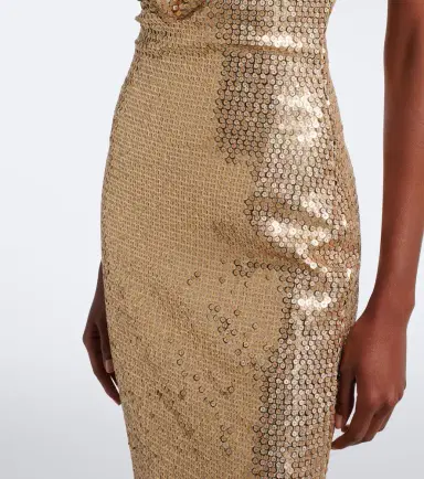 Elie Saab Sequined halterneck gown | Thumbnail 6 Elie Saab Sequined halterneck gown | Thumbnail 6