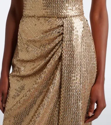 Elie Saab Draped sequined halterneck gown | Thumbnail 4 Elie Saab Draped sequined halterneck gown | Thumbnail 4