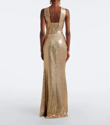 Elie Saab Draped sequined halterneck gown | Thumbnail 5 Elie Saab Draped sequined halterneck gown | Thumbnail 5