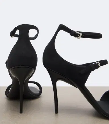 Alaïa Alaïa Drop suede sandals | Thumbnail 2 Alaïa Alaïa Drop suede sandals | Thumbnail 2