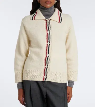 Thom Browne Wool and mohair cardigan | Thumbnail 4