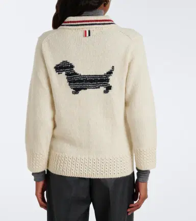 Thom Browne Wool and mohair cardigan | Thumbnail 5