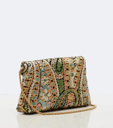 Dries Van Noten Medium jacquard clutch | Thumbnail 2