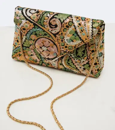 Dries Van Noten Medium jacquard clutch | Thumbnail 4
