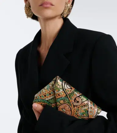 Dries Van Noten Medium jacquard clutch | Thumbnail 5