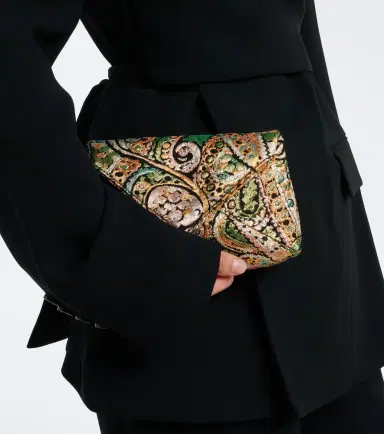 Dries Van Noten Medium jacquard clutch | Thumbnail 6