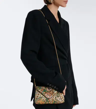Dries Van Noten Medium jacquard clutch | Thumbnail 8